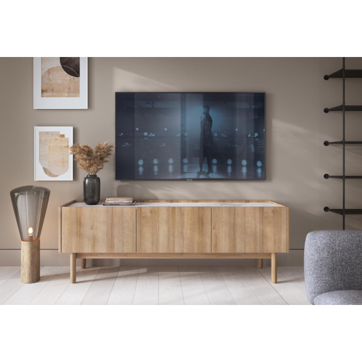 Ensemble meuble TV BOHO couleur Chêne Rivera